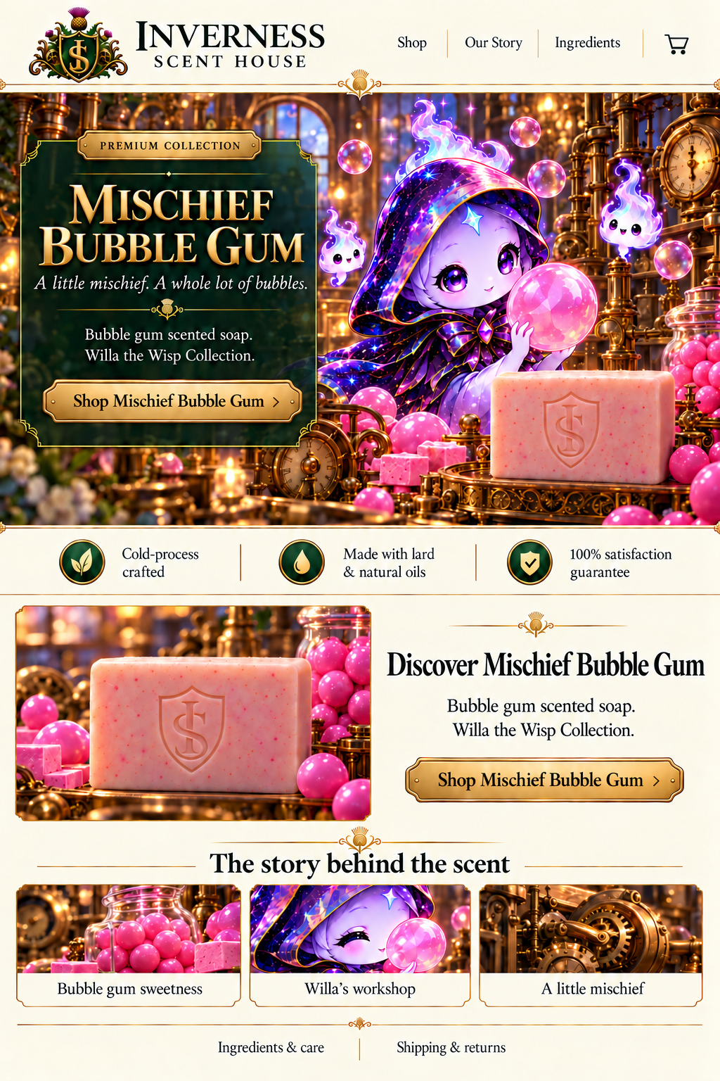 Mischief Bubble Gum — Willa the Wisp Collection