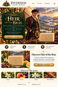 Heir of the Brae premium soap landing-page artwork