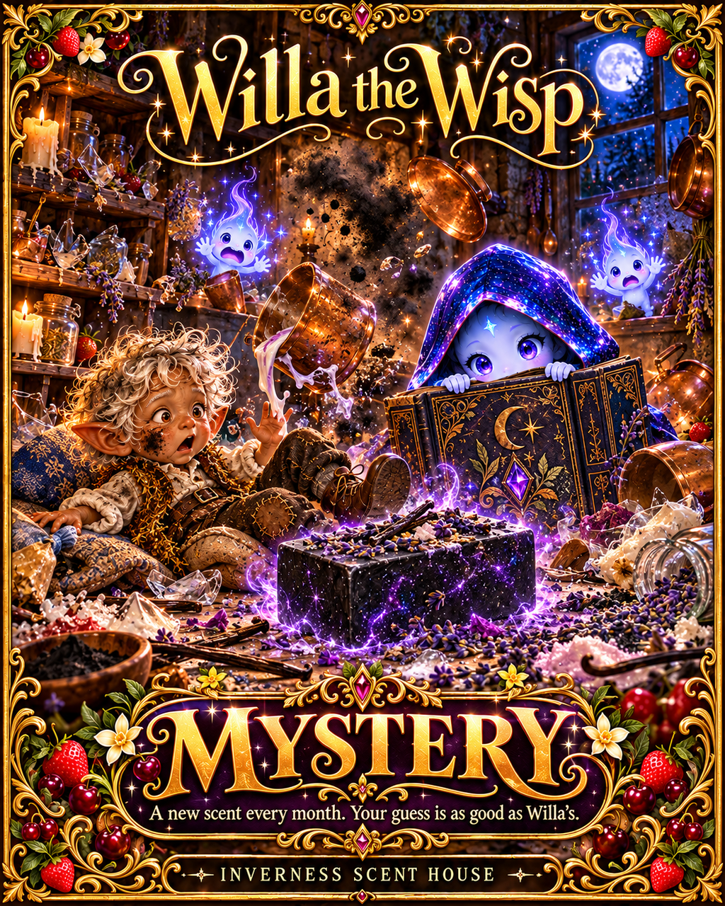 Willa’s Mysterious Soap Mishap — Willa the Wisp Mystery soap artwork